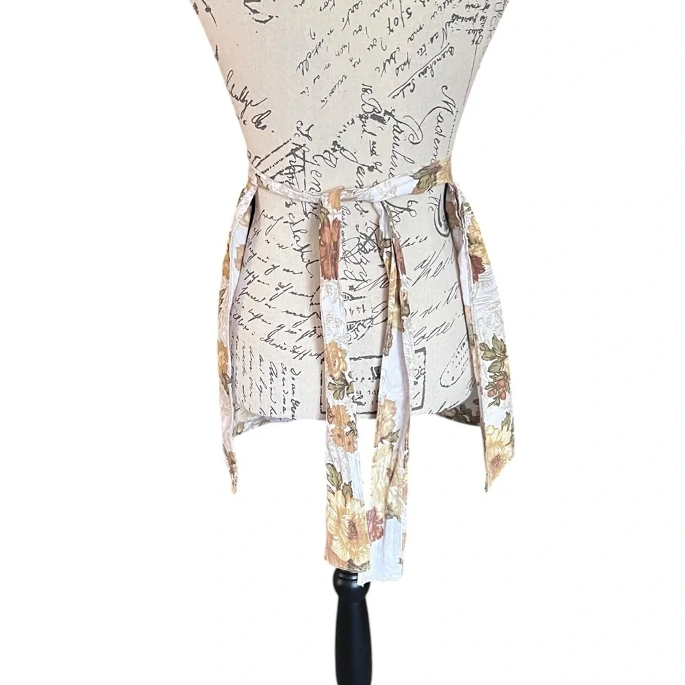 Vintage Handmade Floral Kitchen Apron